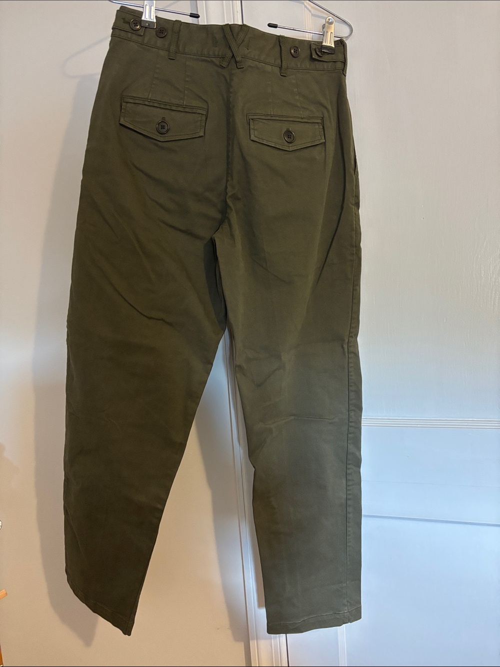 Alex Mill Boyish Olive Green Chino Pants - Picture 4 of 8